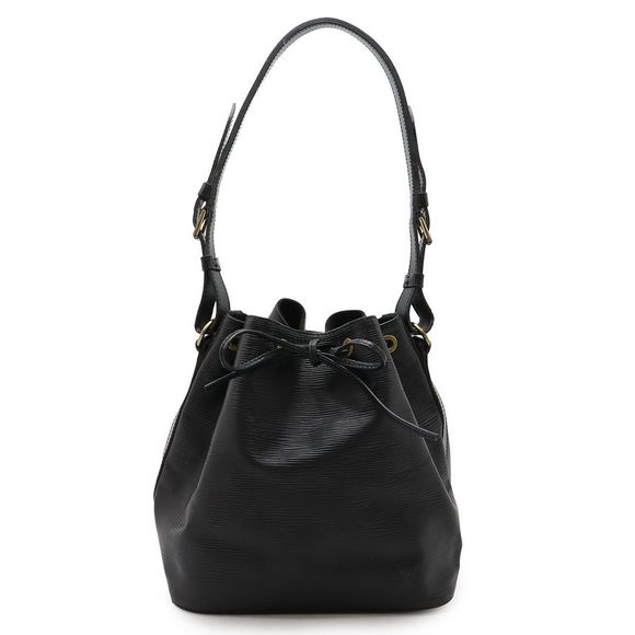 Louis Vuitton Epi Petit Noe Shoulder Bag One Shoulder Drawstring Style Noir - Picture 1 of 6